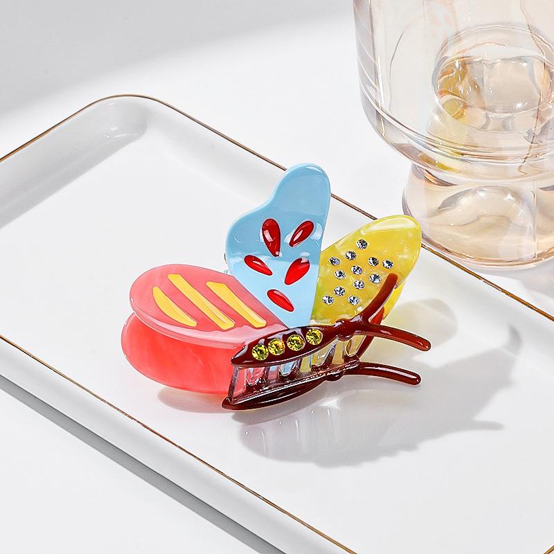 1pcs Fashion Butterfly Shiny Diamond Hair Clip Three-colour Acetate Hair Claw Shark Clips For Women Girls Hair Accessories
1pcs Fashion Butterfly Shiny Diamond Hair Clip Three-colour Acetate Hair Claw Shark Clips For Women Girls Hair Accessories