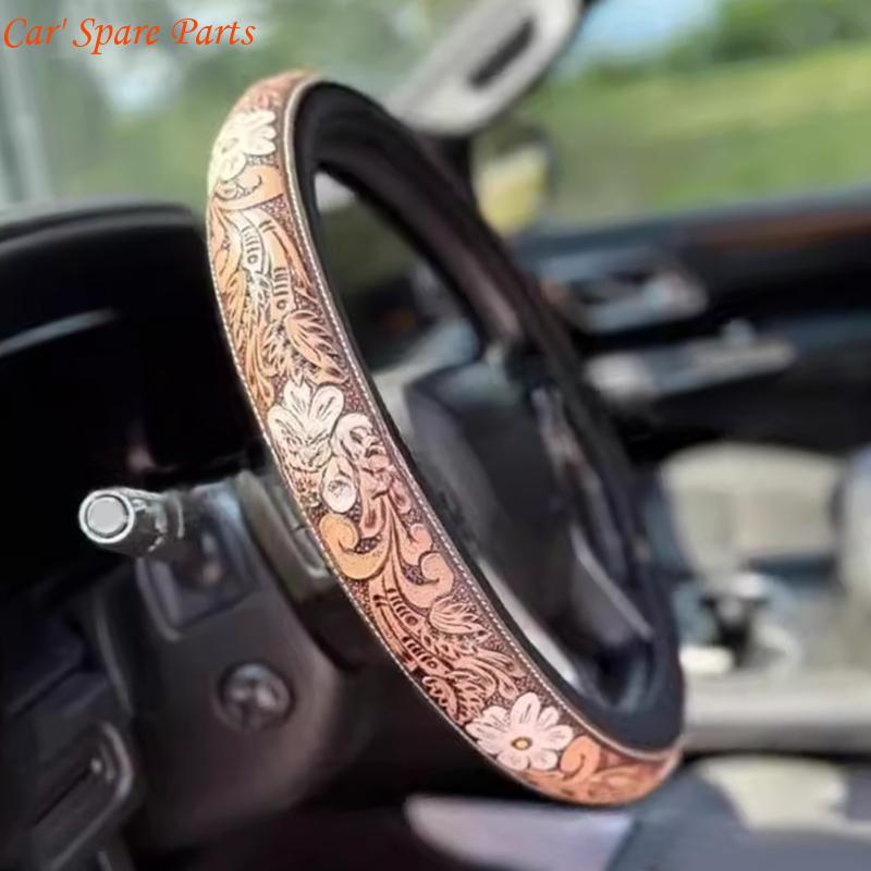 Y4UA Traditional Western Themed Steering Defender Against Slip Pattern Quick Mount Ventilated Substance Driving Comfort
Y4UA Traditional Western Themed Steering Defender Against Slip Pattern Quick Mount Ventilated Substance Driving Comfort
