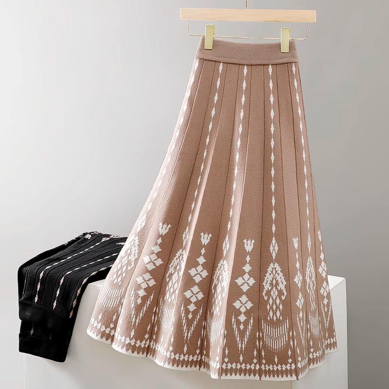 Women s High-Waist Pleated A-Line Midi Skirt - French Print Knit, Autumn/Winter 2025 One Size (80-150 jin) абрикосовий
Women s High-Waist Pleated A-Line Midi Skirt - French Print Knit, Autumn/Winter 2025 One Size (80-150 jin) абрикосовий