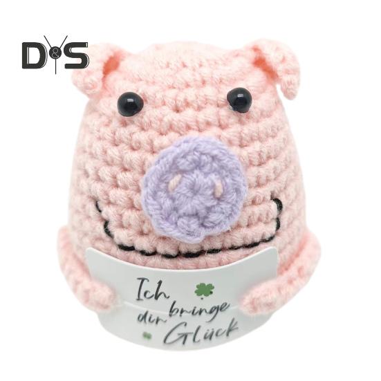 Вязаная крючком кукла-животное ручной работы, позитивная вязаная крючком фигурка животного, мини-украшение в виде животного с поощрительной открыткой, подарок для друзей, семьи розовый
Вязаная крючком кукла-животное ручной работы, позитивная вязаная крючком фигурка животного, мини-украшение в виде животного с поощрительной открыткой, подарок для друзей, семьи розовый
