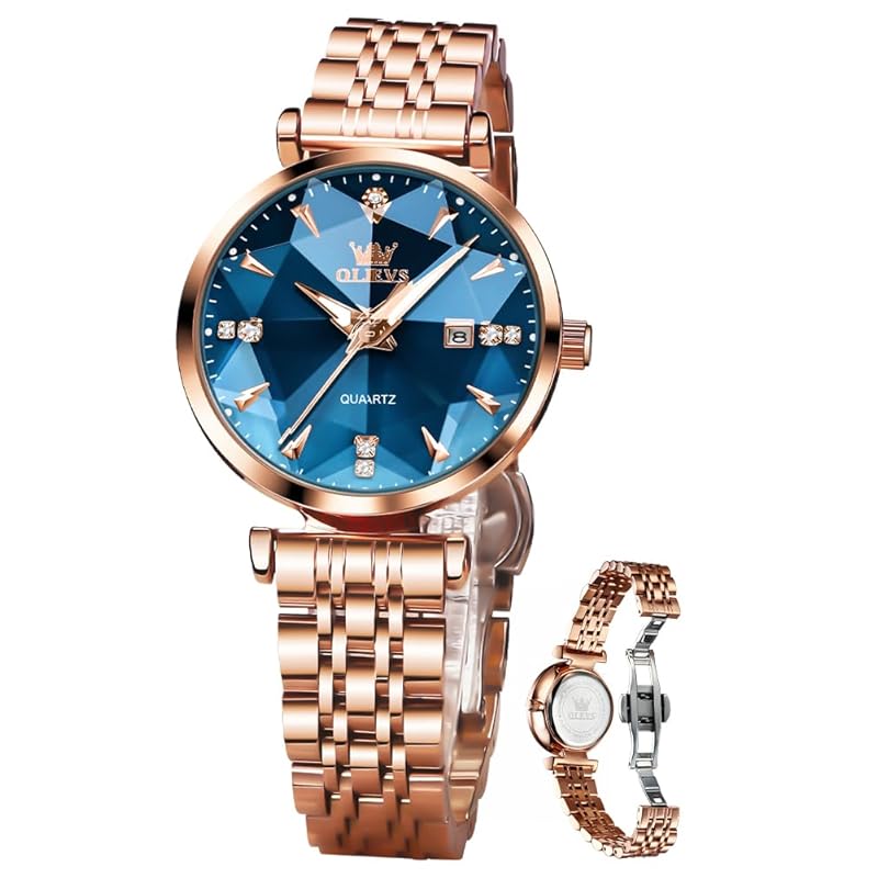 OLEVS watch ladies quartz cute simple dial lady watch Easy to see date night light waterproof Valentine present watch for women blue
OLEVS watch ladies quartz cute simple dial lady watch Easy to see date night light waterproof Valentine present watch for women blue