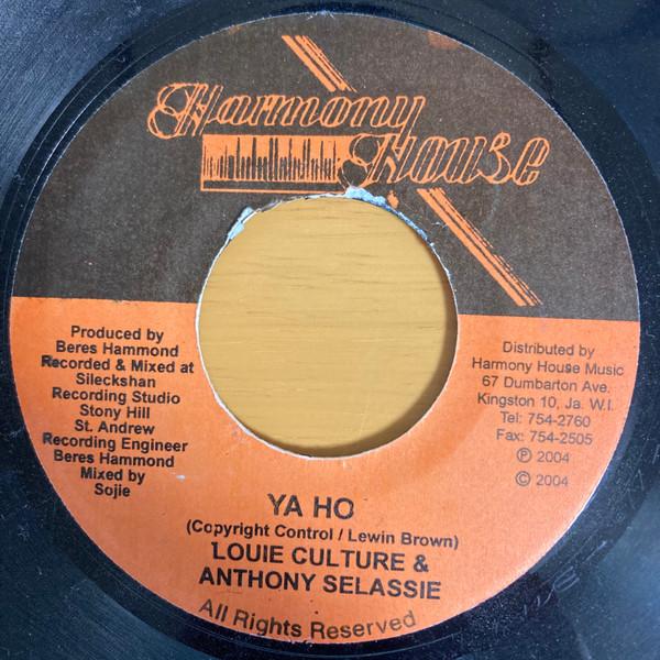 7inch Record LOUIE CULTURE & ANTHONY SELASSIE - Ya Ho NONE Harmony House 2004 Japan Reggae, Ska & Dub Used
7inch Record LOUIE CULTURE & ANTHONY SELASSIE - Ya Ho NONE Harmony House 2004 Japan Reggae, Ska & Dub Used