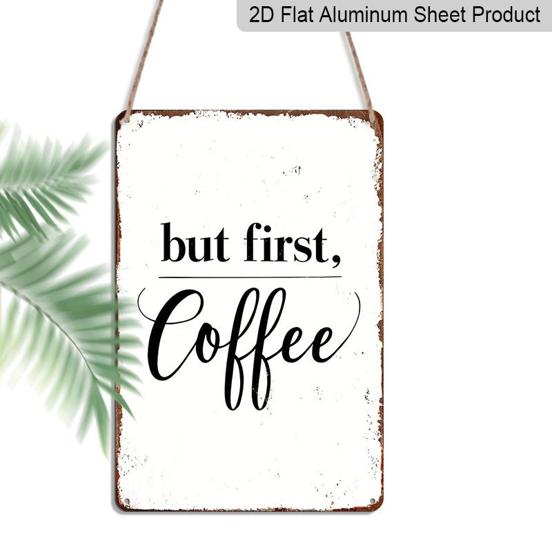 2D Flat 1pc Vintage Metal Sign But First, Coffee - 8.0x12.0inch | Rustic Aluminium Wall Art with Distressed Finish | Perfect for Bedroom, Living 20*30cm
2D Flat 1pc Vintage Metal Sign But First, Coffee - 8.0x12.0inch | Rustic Aluminium Wall Art with Distressed Finish | Perfect for Bedroom, Living 20*30cm