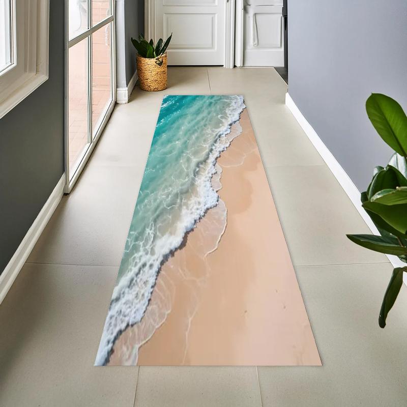 Beach Carpet Mat Rug Blue Ocean Wave Design Home Decoration Floor Mat for Hallway Bedroom Living Room Interior Decor 40X120CM
Beach Carpet Mat Rug Blue Ocean Wave Design Home Decoration Floor Mat for Hallway Bedroom Living Room Interior Decor 40X120CM