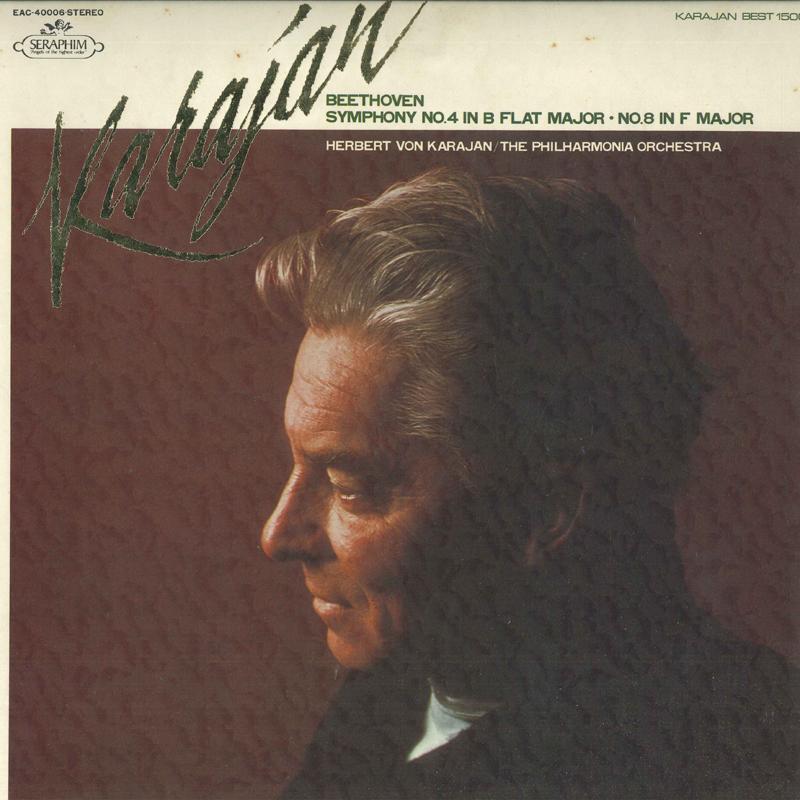 LP Record HERBERT VON KARAJAN, PHILHARMONIA O - Beethoven: Symphony No. 4, No. 8 EAC40006 SERAPHIM - Japan Classical
LP Record HERBERT VON KARAJAN, PHILHARMONIA O - Beethoven: Symphony No. 4, No. 8 EAC40006 SERAPHIM - Japan Classical
