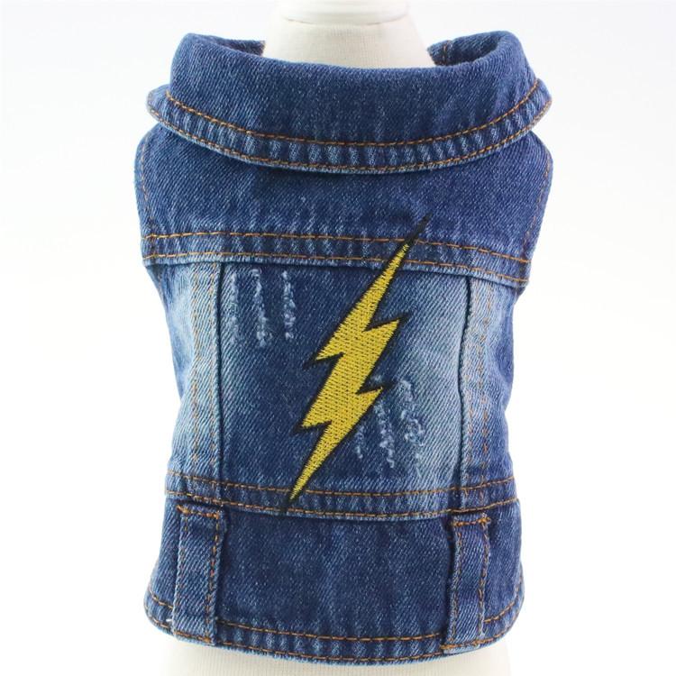 Одежда для корриды для домашних животных Bixiong Teddy Dog Scratches Flower Lightning Вышитый джинсовый жилет /// Новый стиль
Одежда для корриды для домашних животных Bixiong Teddy Dog Scratches Flower Lightning Вышитый джинсовый жилет /// Новый стиль