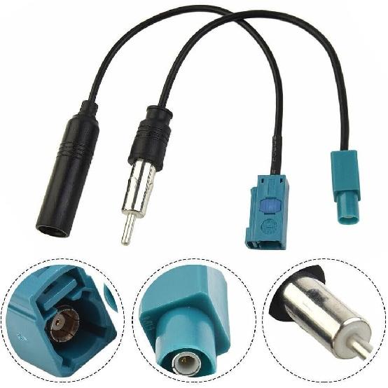 Mtsooning 2PCS Car Radio Antenna Adapter Universal Vehicle FM AM Radio Fakra Z Male Female to DIN Plug Connector Cable Replacement for Car Stereo
Mtsooning 2PCS Car Radio Antenna Adapter Universal Vehicle FM AM Radio Fakra Z Male Female to DIN Plug Connector Cable Replacement for Car Stereo