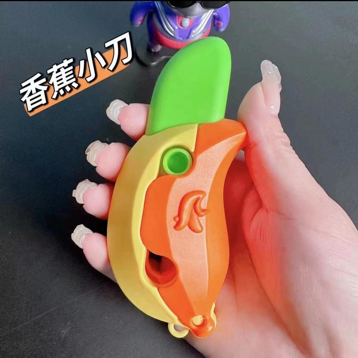 Douyin 3D-печатный светящийся игрушечный нож-бабочка с гравитацией в виде банана и моркови - Модернизация второго поколения
Douyin 3D-печатный светящийся игрушечный нож-бабочка с гравитацией в виде банана и моркови - Модернизация второго поколения