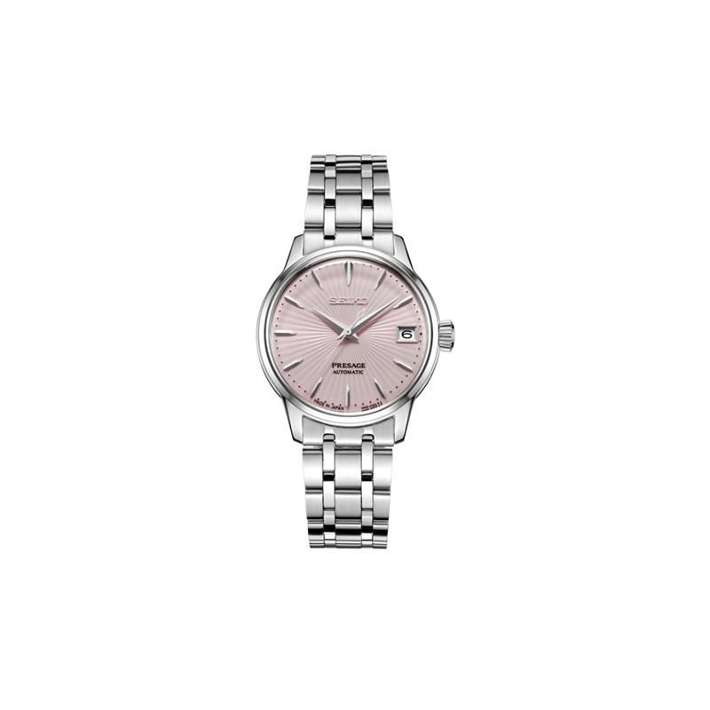 SEIKO Presage Series Pilot Series Cocktail Inspired Steel Strap 50 Meters Waterproof Mechanical Movement Steel Strap Women s Watch Pink Dial SRP839J1 рожевий
SEIKO Presage Series Pilot Series Cocktail Inspired Steel Strap 50 Meters Waterproof Mechanical Movement Steel Strap Women s Watch Pink Dial SRP839J1 рожевий