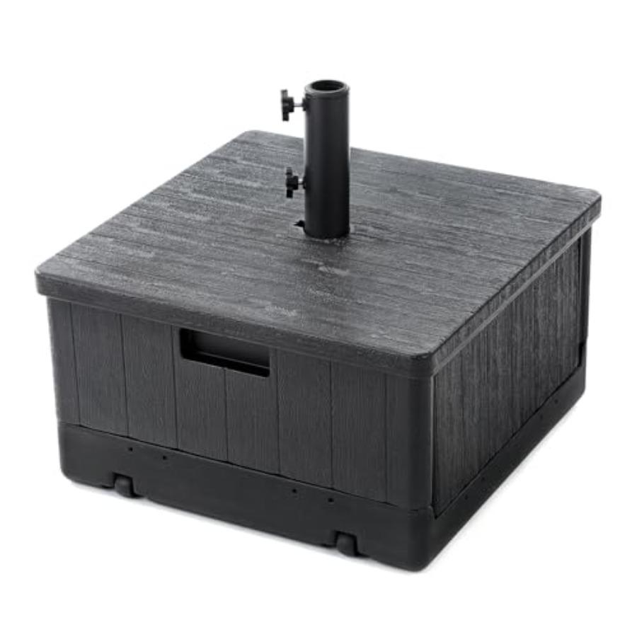 Home Zone Living 119lbs 21 Square Heavy Duty Planter Umbrella Base w/Rolling Wheels Water Weight Bag for Patio Pool Backyard Co United States
Home Zone Living 119lbs 21 Square Heavy Duty Planter Umbrella Base w/Rolling Wheels Water Weight Bag for Patio Pool Backyard Co United States