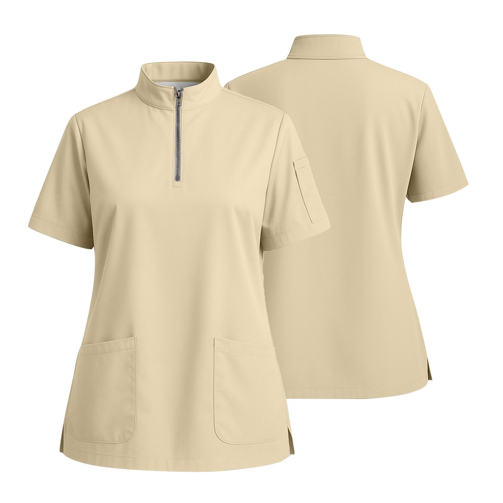 Women s Short Sleeved Color V-neck Buttonable Side Slit Top T-shirt XL бежевий
Women s Short Sleeved Color V-neck Buttonable Side Slit Top T-shirt XL бежевий