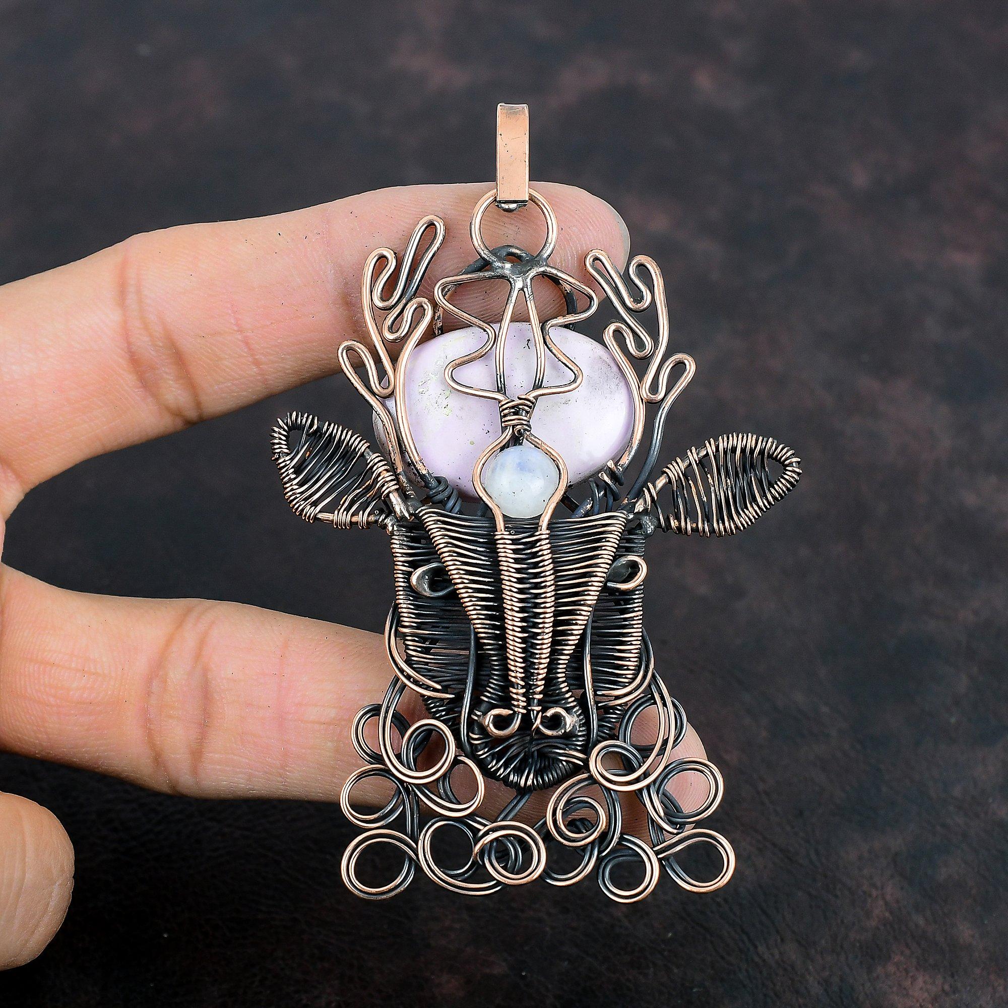 Phosphosiderite Pendant Copper Wire Wrapped Pendant Deer Face Pendant Rainbow Moonstone Pendant Handmade Gemstone Jewelry Anniversary Gifts
Phosphosiderite Pendant Copper Wire Wrapped Pendant Deer Face Pendant Rainbow Moonstone Pendant Handmade Gemstone Jewelry Anniversary Gifts