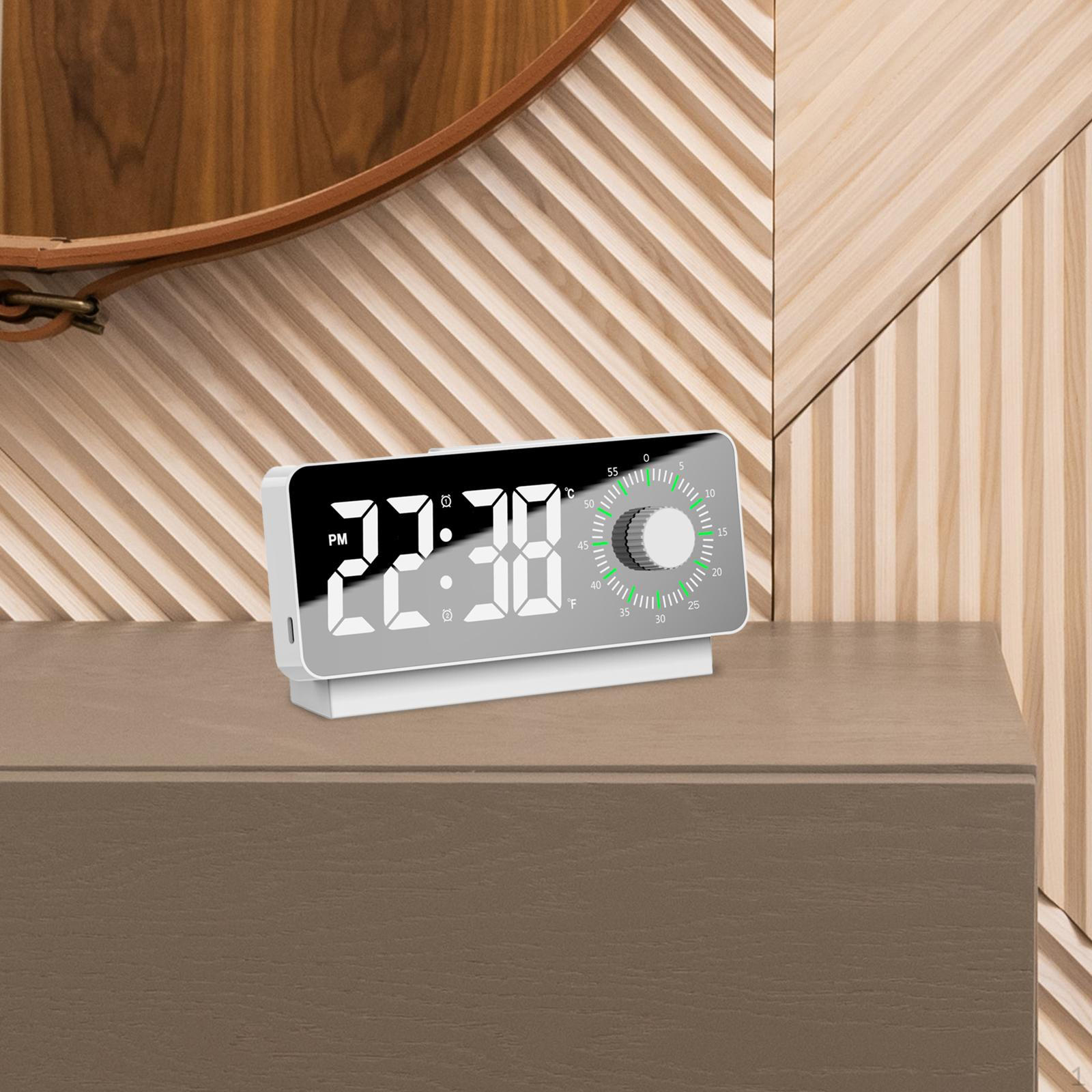 Digital Alarm Clock with Timer Bedside USB Dimmable Minimalistic Clocks for White Green Light
Digital Alarm Clock with Timer Bedside USB Dimmable Minimalistic Clocks for White Green Light