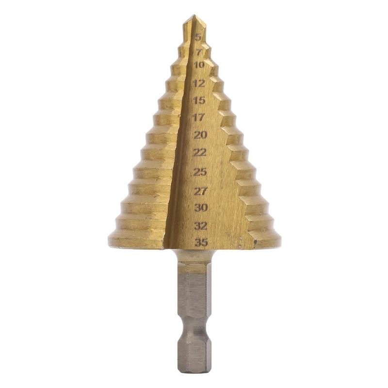 1-3pcs High-speed Steel 13 Step Drill Bit Wood Metal Hole Cutter Core Drill Bits Multiple Hole Cone Hexagonal Shank Pagoda Drill
1-3pcs High-speed Steel 13 Step Drill Bit Wood Metal Hole Cutter Core Drill Bits Multiple Hole Cone Hexagonal Shank Pagoda Drill