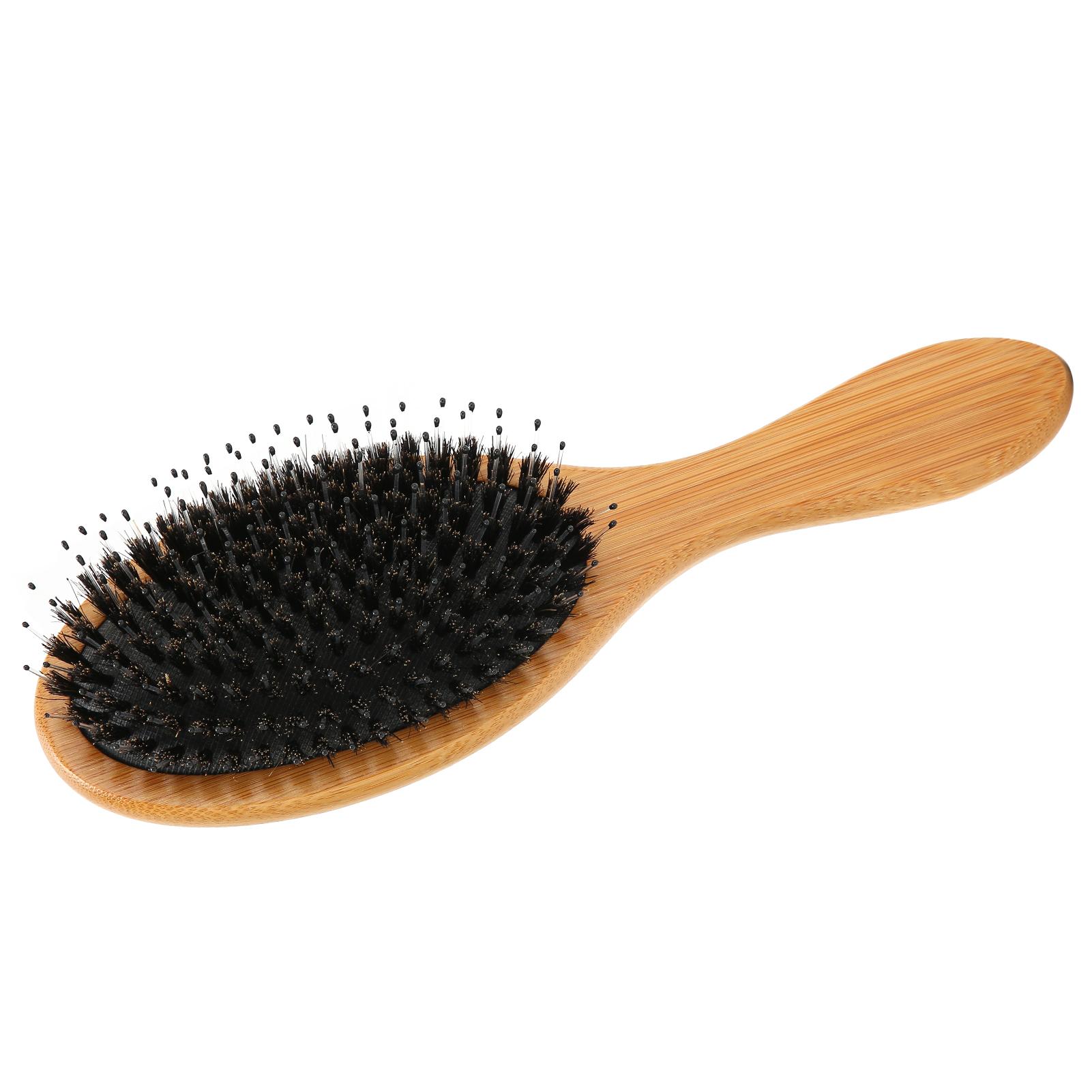 Wooden Handle Hair Brush Portable Bristles Scalp Massage Detangle Hairbrush Styling Tool
Wooden Handle Hair Brush Portable Bristles Scalp Massage Detangle Hairbrush Styling Tool