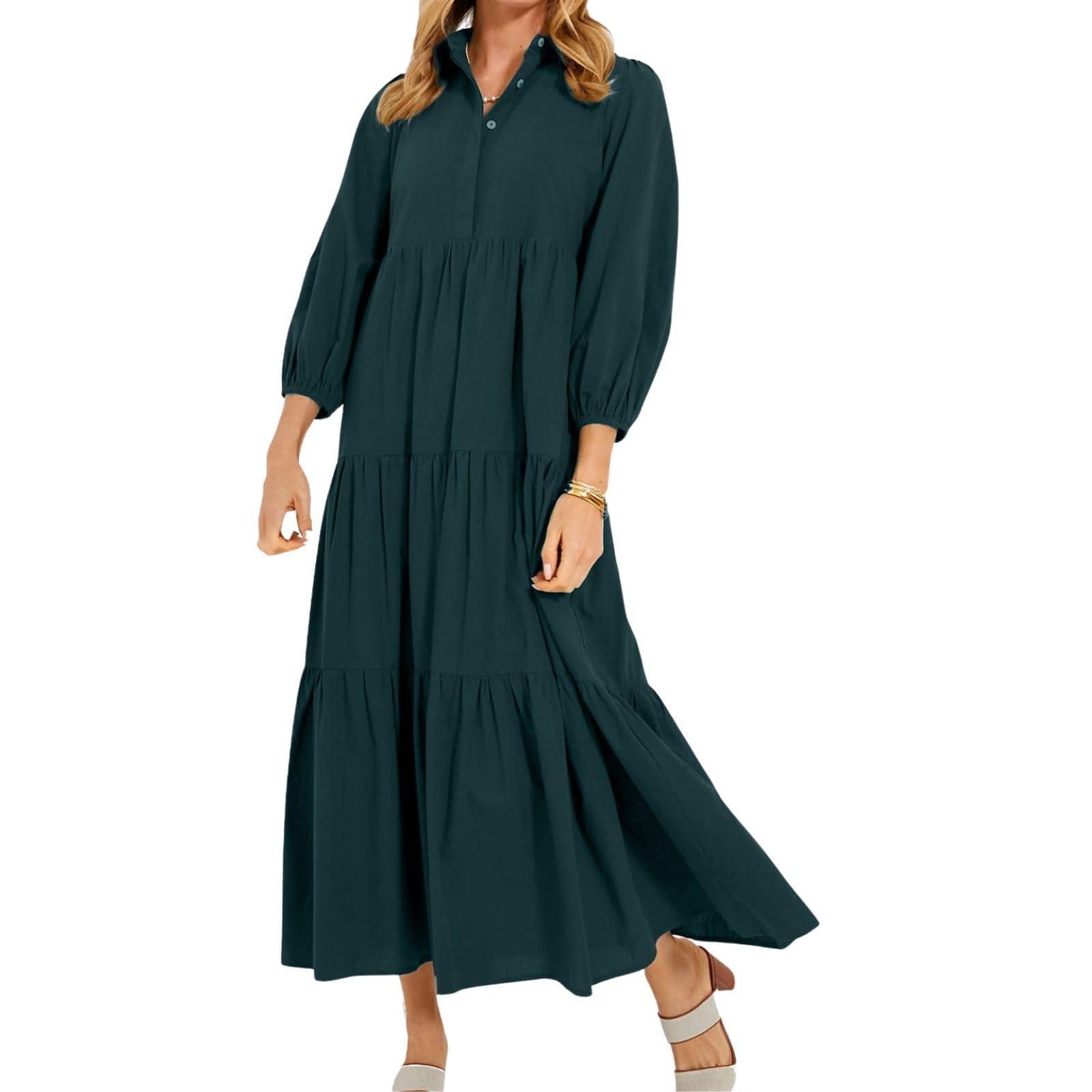 Women s Fashionable Loose Dress L армія зелений колір
Women s Fashionable Loose Dress L армія зелений колір