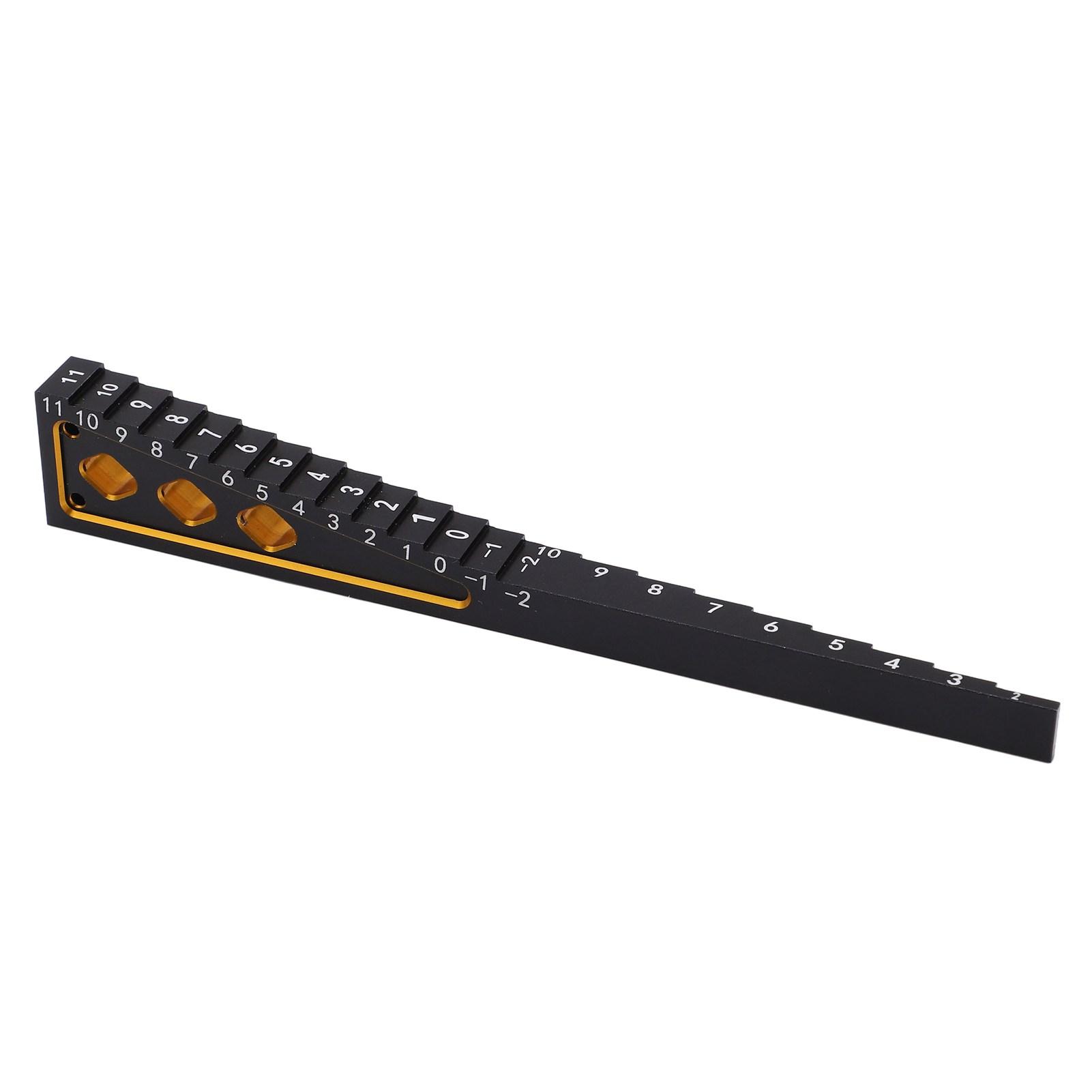 Ride Height Gauge Accurate Measurement Aluminum Alloy RC Height Measuring Ruler for 1Celsius8 1Celsius10 RC Car Chassis
Ride Height Gauge Accurate Measurement Aluminum Alloy RC Height Measuring Ruler for 1Celsius8 1Celsius10 RC Car Chassis