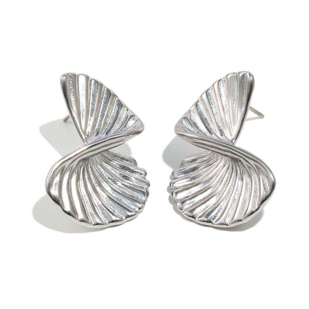 DIGADAGU Stainless Steel Twisted Fan Shaped Geometric Stud Earrings New Trendy Luxury Earrings Women Party Zircon Accessories медный
DIGADAGU Stainless Steel Twisted Fan Shaped Geometric Stud Earrings New Trendy Luxury Earrings Women Party Zircon Accessories медный