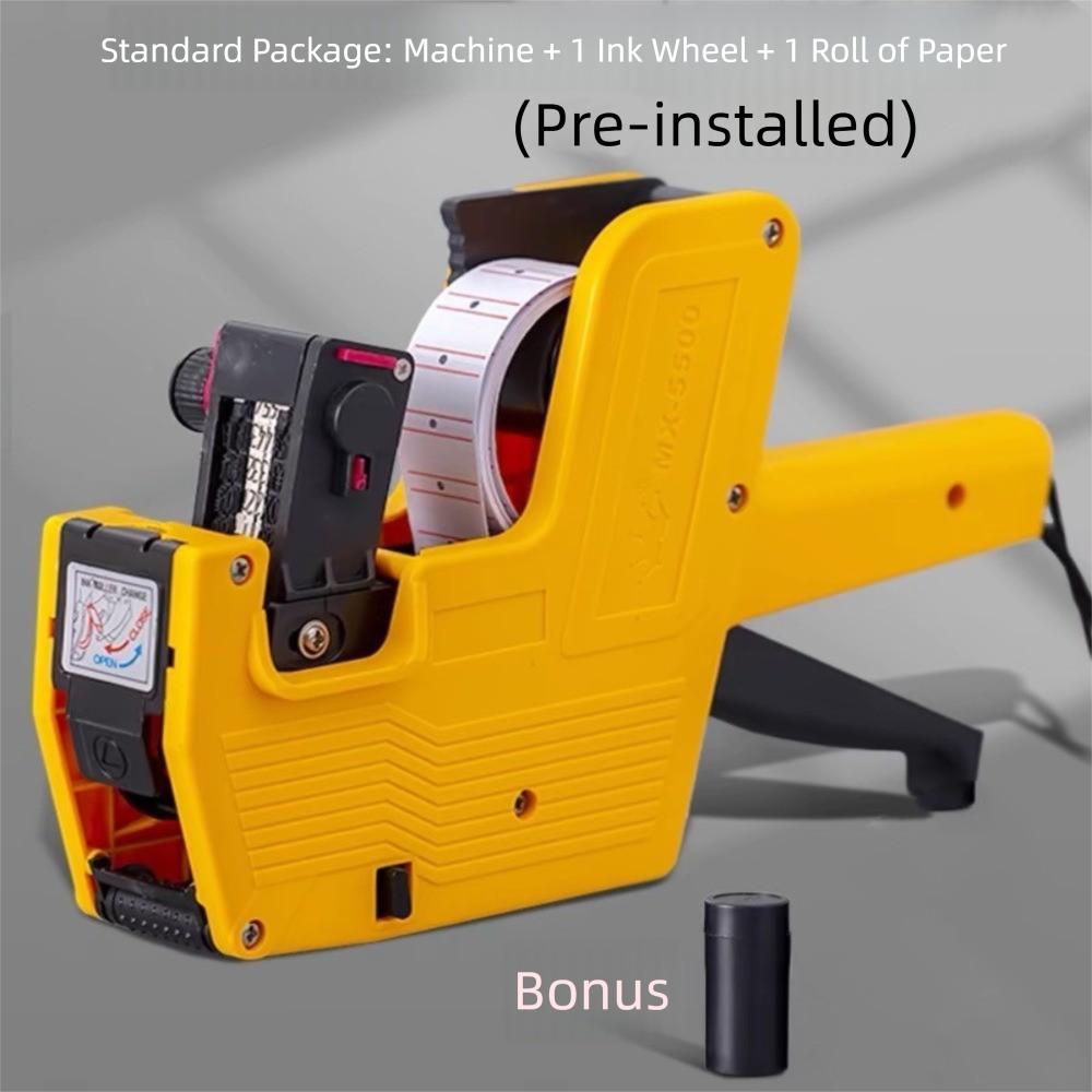 8-разрядный цифровой принтер этикеток 1 рулон этикеток + 1 чернильный маркер для этикеток Машина Продуктовый магазин жёлтый
8-разрядный цифровой принтер этикеток 1 рулон этикеток + 1 чернильный маркер для этикеток Машина Продуктовый магазин жёлтый