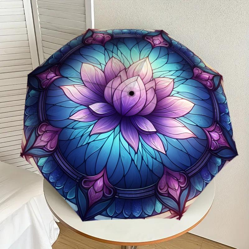 1pc Lotus Mandala Artwork Umbrella with Plastic Handle,Suitable for All Seasons Home Travel Outdoor UmbrellaDD1009
1pc Lotus Mandala Artwork Umbrella with Plastic Handle,Suitable for All Seasons Home Travel Outdoor UmbrellaDD1009