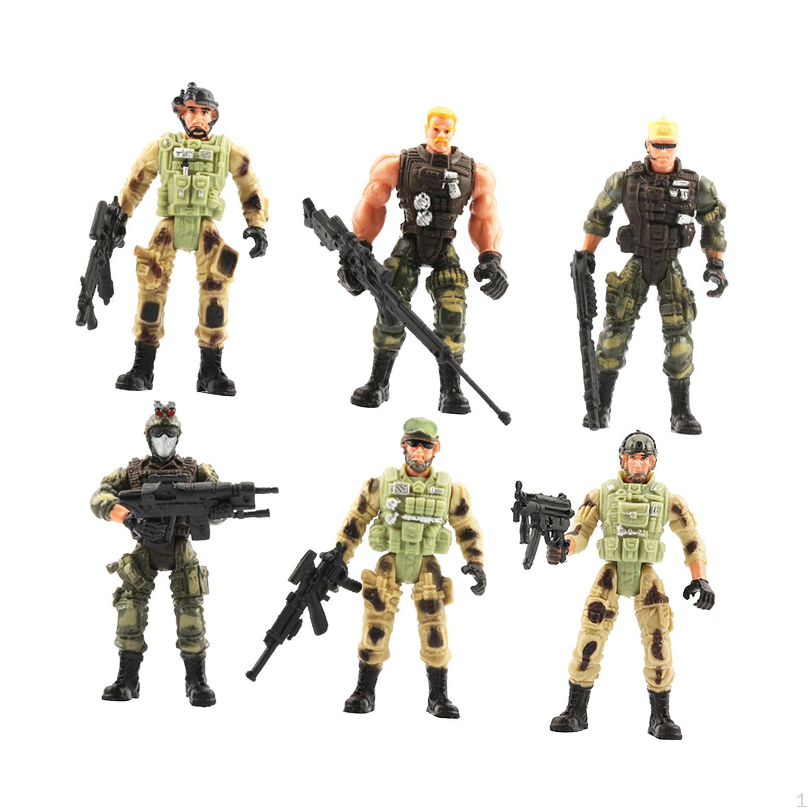 6 Pieces Men Action Figures Set, Toys,Special Police Team Toys for Class Projects
6 Pieces Men Action Figures Set, Toys,Special Police Team Toys for Class Projects