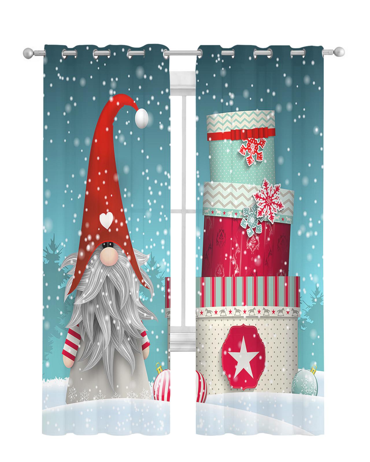 Рождественский зимний подарок в виде гнома, снежинка, шар, прозрачная занавеска для спальни, тюлевая занавеска для гостиной, вуаль, шторы для кухни отеля W135 x H60cm
Рождественский зимний подарок в виде гнома, снежинка, шар, прозрачная занавеска для спальни, тюлевая занавеска для гостиной, вуаль, шторы для кухни отеля W135 x H60cm