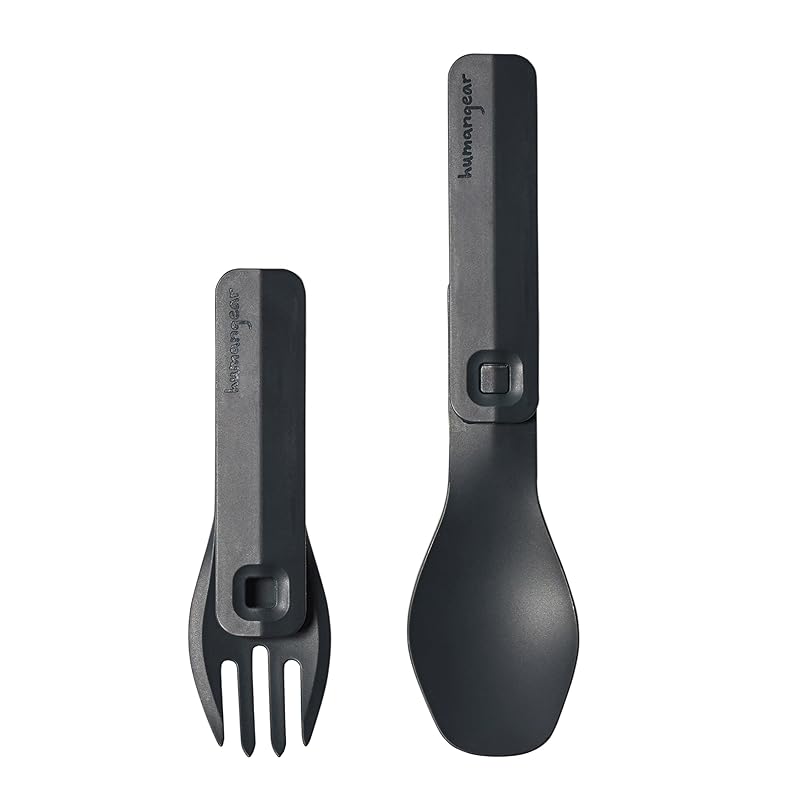 human gear gobyte CLICK gray Spoon and fork set that can be folded to 160mm (110mm when stored)
human gear gobyte CLICK gray Spoon and fork set that can be folded to 160mm (110mm when stored)
