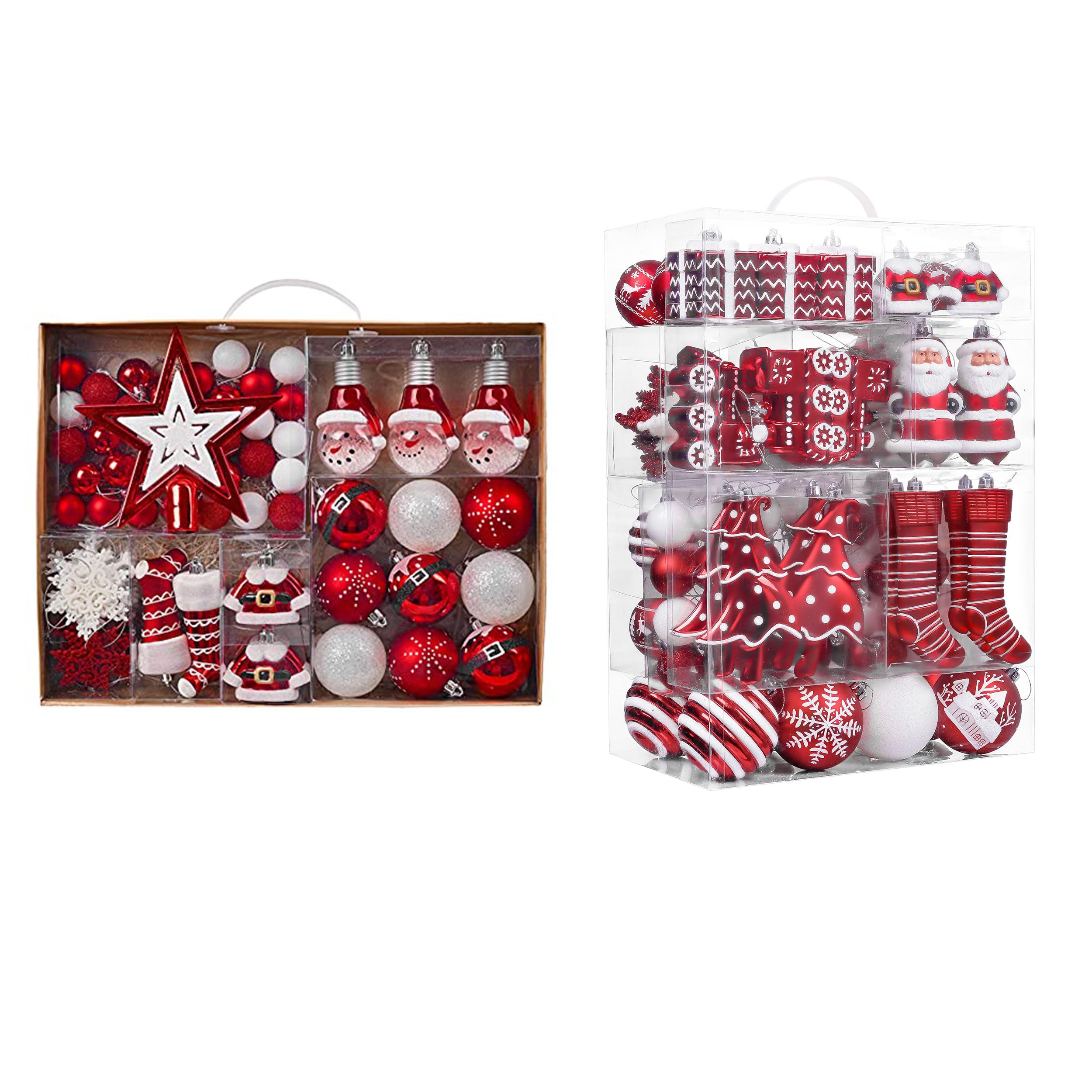 2026 Top Sale Shatterproof Christmas Ball Decoration Ornaments 155pcs Custom Sublimation 30-160mm Red White From Top Supplier 42 27.2 13.6cm красный
2026 Top Sale Shatterproof Christmas Ball Decoration Ornaments 155pcs Custom Sublimation 30-160mm Red White From Top Supplier 42 27.2 13.6cm красный