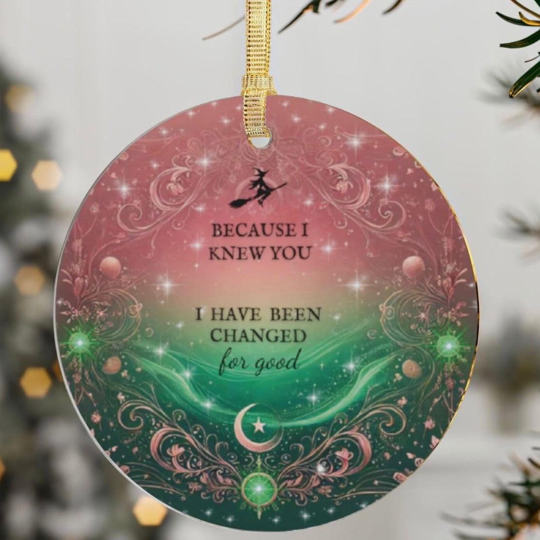 Magic Witch Acrylic Pendant: Ceramic Christmas Tree Ornament Acrylic Print
Magic Witch Acrylic Pendant: Ceramic Christmas Tree Ornament Acrylic Print