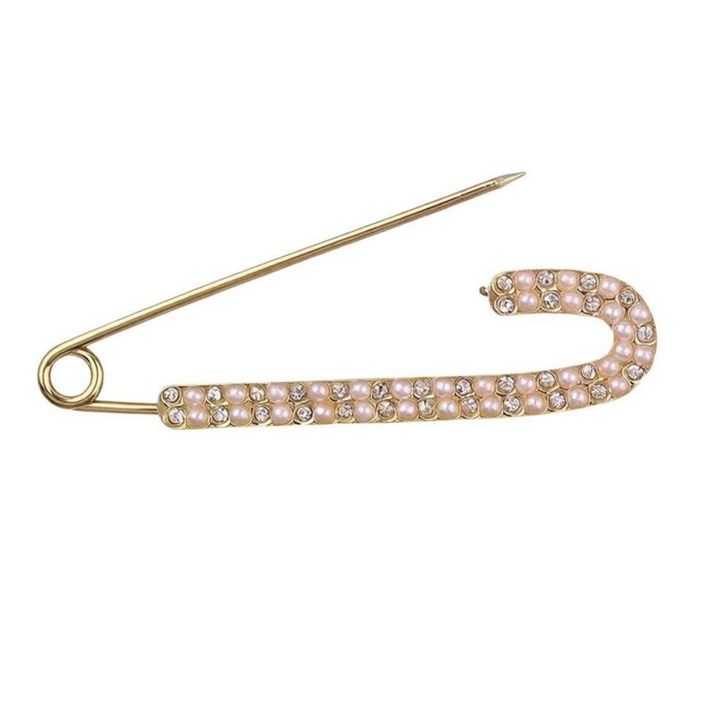 Luxurious Rhinestones Brooches Sparkling Crystal Zircon Safety Metal Pin Adjustable Waist Fastening Pins Pants Adjustment
Luxurious Rhinestones Brooches Sparkling Crystal Zircon Safety Metal Pin Adjustable Waist Fastening Pins Pants Adjustment