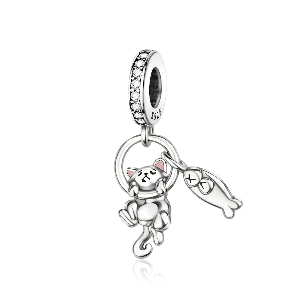 Ahthen copper Bead Charms Kitty Fish Dangle Charm fit Snake Chain Bracelets Necklaces for Women Jewellery Making
Ahthen copper Bead Charms Kitty Fish Dangle Charm fit Snake Chain Bracelets Necklaces for Women Jewellery Making