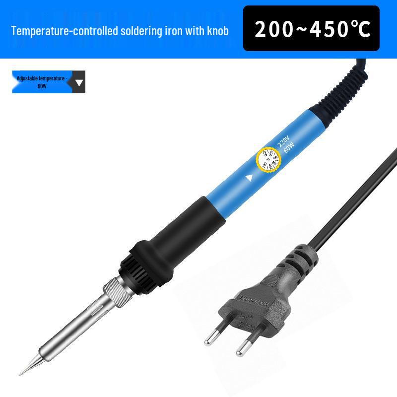 80W Temperature-Controlled Electric Soldering Iron Kit
80W Temperature-Controlled Electric Soldering Iron Kit