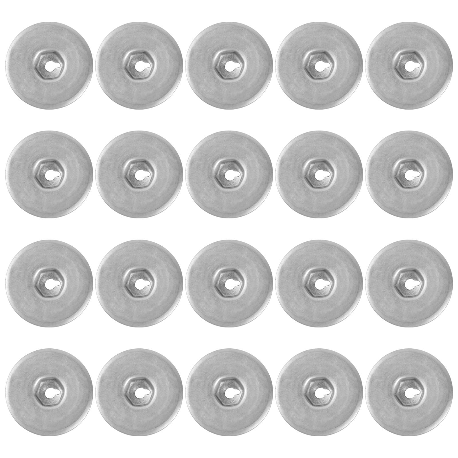 20pcs Heat Shield Nut Silver Round Bottom Plate for BMW 1 3 5 6 7 8 Series X1X2X3X5X6X7 MINI Land Rover Transmission Chassis срібний
20pcs Heat Shield Nut Silver Round Bottom Plate for BMW 1 3 5 6 7 8 Series X1X2X3X5X6X7 MINI Land Rover Transmission Chassis срібний