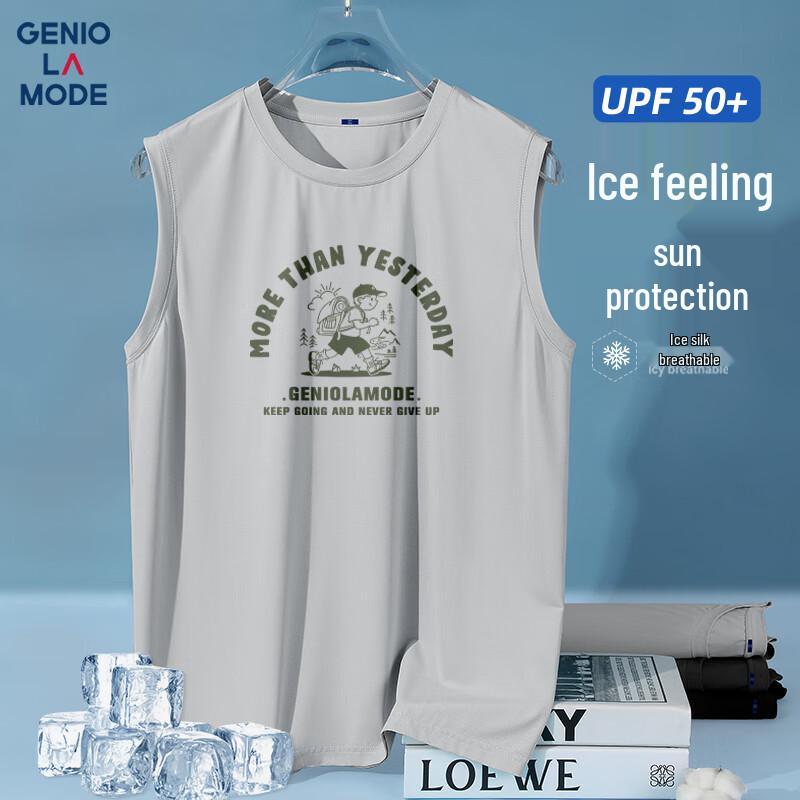 GENIOLAMODE Men s Ice Silk Quick-Dry Sleeveless T-Shirt 2XL
GENIOLAMODE Men s Ice Silk Quick-Dry Sleeveless T-Shirt 2XL