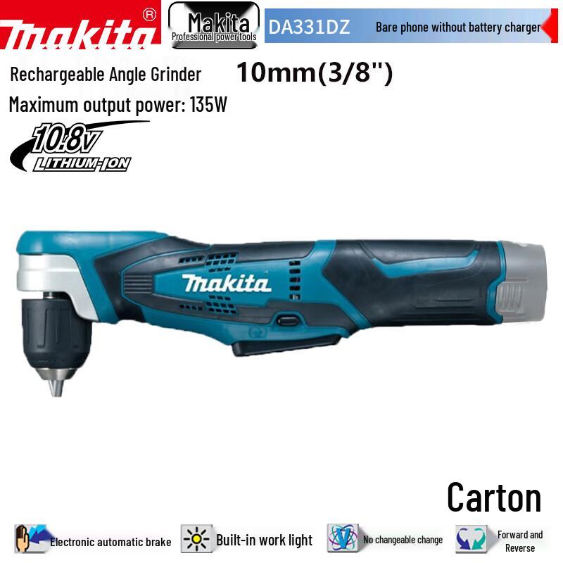 Makita DA330 Акумуляторний кутовий дриль-шуруповерт вилка CN (адаптер в комплекті)
Makita DA330 Акумуляторний кутовий дриль-шуруповерт вилка CN (адаптер в комплекті)