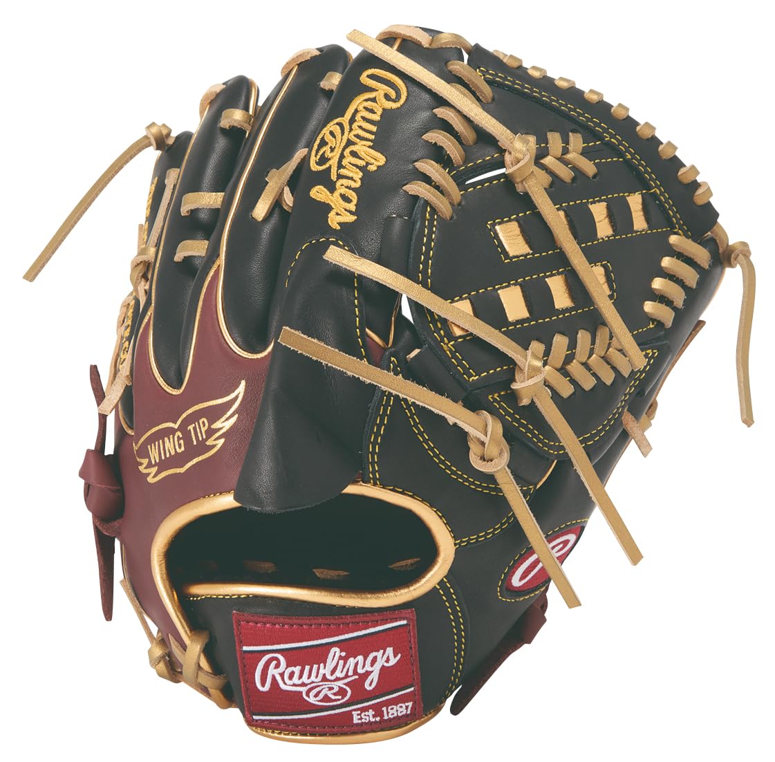 Rawlings MLB COLOR SYNC Baseball inches HOH® Glove, Softball, Pitcher s Model, GR6HMA15W, Black/Sherry, 11.75 (Left-handed thrower)
Rawlings MLB COLOR SYNC Baseball inches HOH® Glove, Softball, Pitcher s Model, GR6HMA15W, Black/Sherry, 11.75 (Left-handed thrower)
