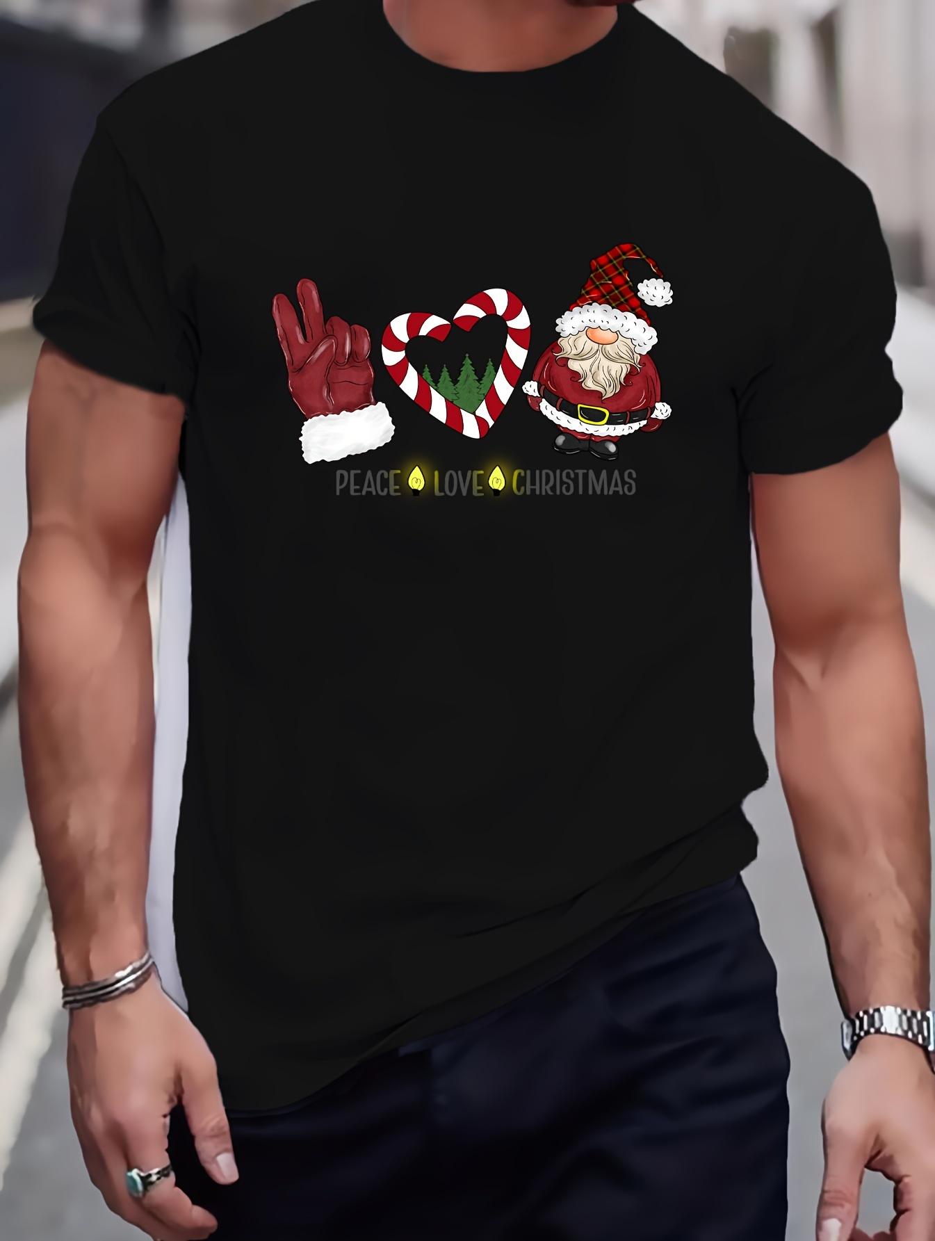 Summer Mens Casual Street Style Stretch Crew Neck TShirt with Christmas Prints 4XL
Summer Mens Casual Street Style Stretch Crew Neck TShirt with Christmas Prints 4XL