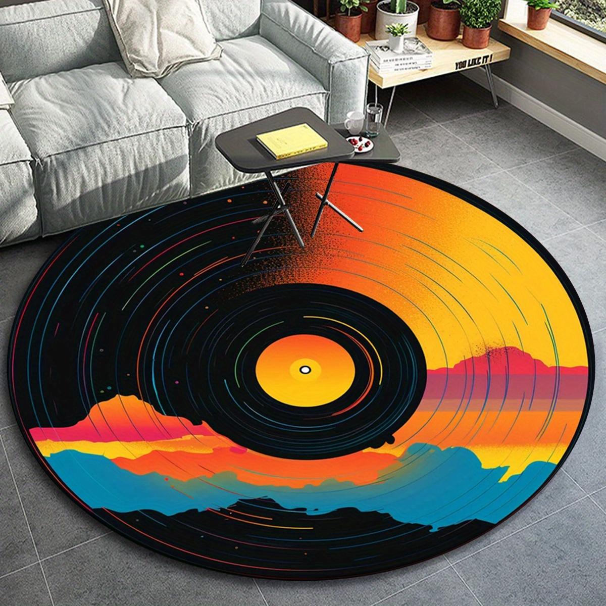 1pc Color Record Pattern Round Floor Mat, Non-slip for Living Room Bedroom Chair Carpets Home Decor Gifts, Home Decor Room Decor Outdoor Dec 80cm by 80cm
1pc Color Record Pattern Round Floor Mat, Non-slip for Living Room Bedroom Chair Carpets Home Decor Gifts, Home Decor Room Decor Outdoor Dec 80cm by 80cm