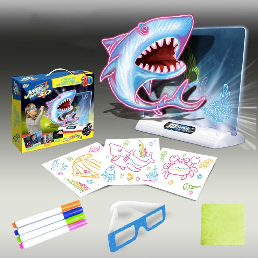 3D Colorful Light LED Luminous Blackboard Montessori Education Toy Gift Ocean
3D Colorful Light LED Luminous Blackboard Montessori Education Toy Gift Ocean