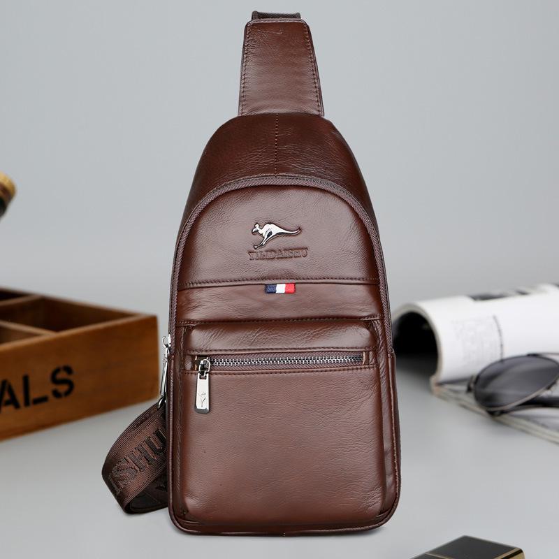 New Men s Genuine Leather Multi-Layer Crossbody Chest Bag for Phone коричневый
New Men s Genuine Leather Multi-Layer Crossbody Chest Bag for Phone коричневый