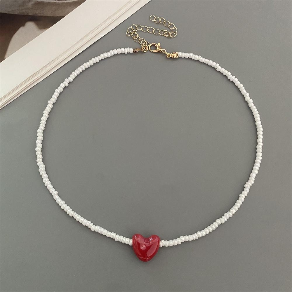 New Fashion Candy Color Choker Necklace for Women Girl Love Heart Square Geometric Short Necklace Seed Bead Neck Jewelry
New Fashion Candy Color Choker Necklace for Women Girl Love Heart Square Geometric Short Necklace Seed Bead Neck Jewelry