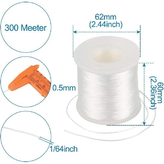 Pandahall 984ft Elastic Fibre String 0.5mm Stretchy Bracelet Beading String Cord for DIY Jewelry Making
Pandahall 984ft Elastic Fibre String 0.5mm Stretchy Bracelet Beading String Cord for DIY Jewelry Making