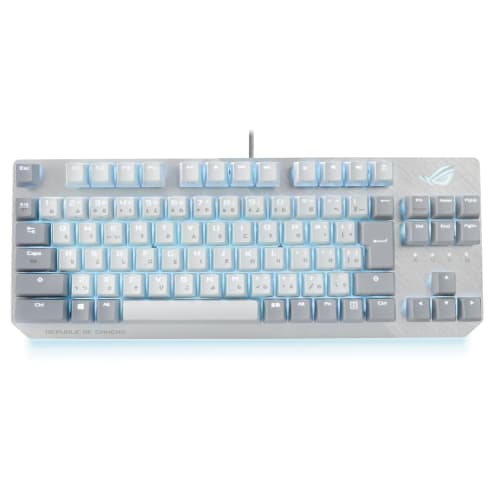Ігрова клавіатура ASUS ROG Strix Scope NX TKL Moonlight White Механічна дротова японська розкладка ROG-NX Switch 80% розкладка FPS RGB підсвічування алюмінієва рамка
Ігрова клавіатура ASUS ROG Strix Scope NX TKL Moonlight White Механічна дротова японська розкладка ROG-NX Switch 80% розкладка FPS RGB підсвічування алюмінієва рамка