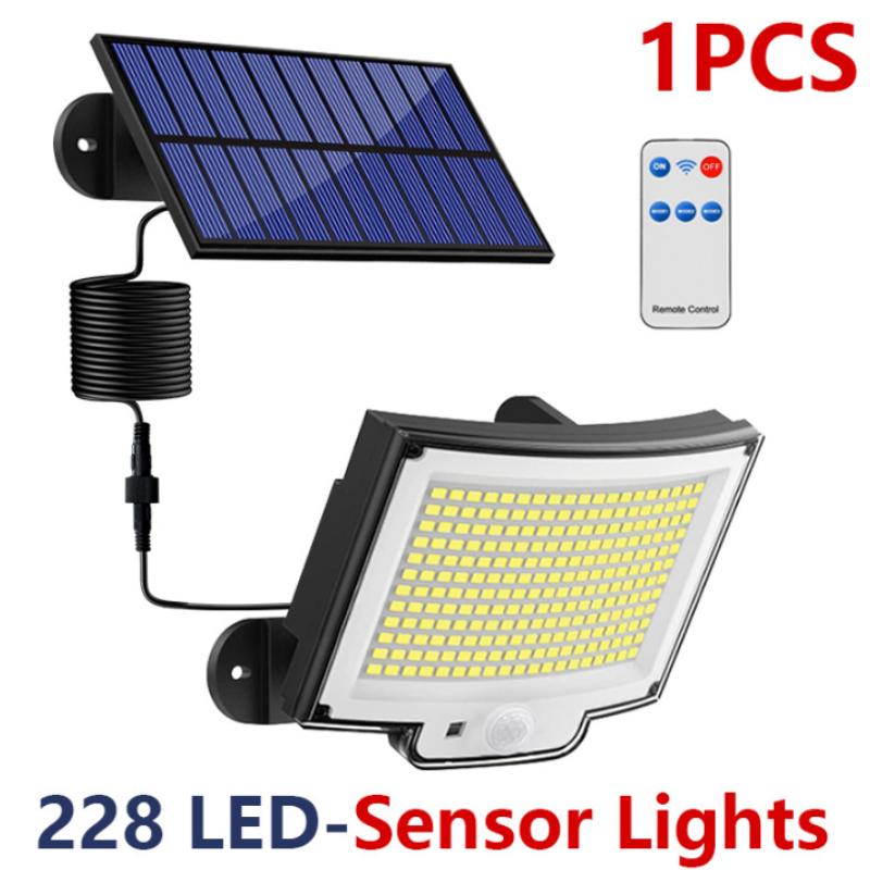 3 режима 234LED солнечные фонари уличный свет с датчиком движения яркий прожектор IP65 водонепроницаемый безопастность наружные солнечные фонари 228LED-1PC
3 режима 234LED солнечные фонари уличный свет с датчиком движения яркий прожектор IP65 водонепроницаемый безопастность наружные солнечные фонари 228LED-1PC