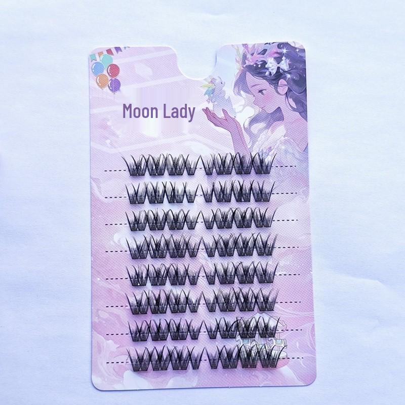 Накладные ресницы Yue Jiao Niang в стиле манга для естественного, чистого взгляда с мягким, сегментированным направлением волосков
Накладные ресницы Yue Jiao Niang в стиле манга для естественного, чистого взгляда с мягким, сегментированным направлением волосков