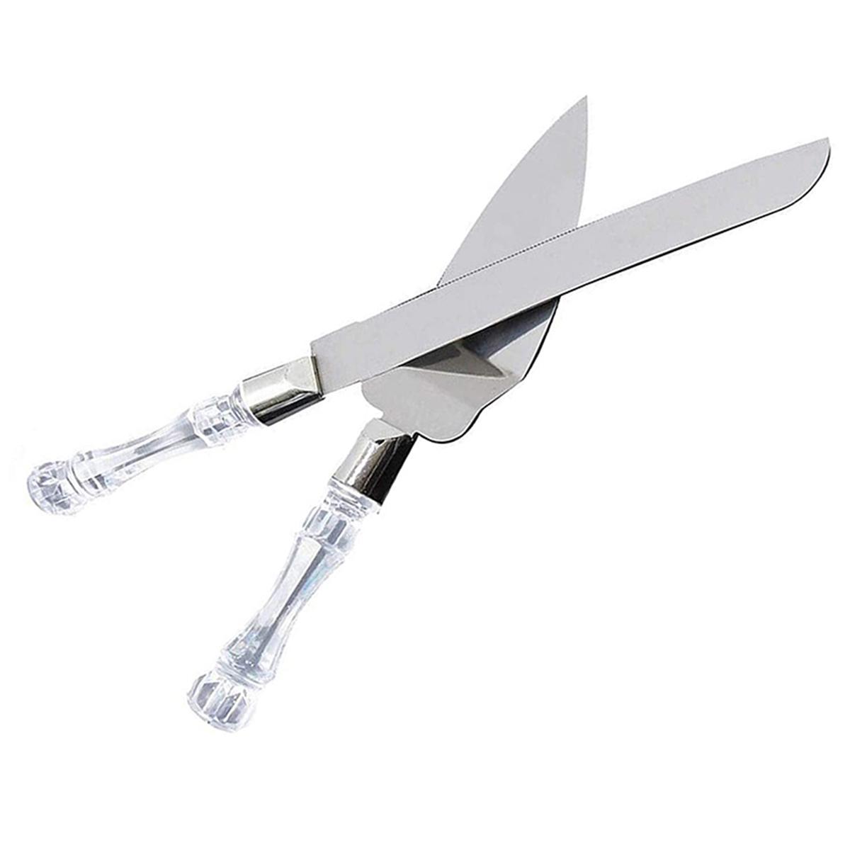 Wedding Clear Cake Cutter and Server Set with Crystal Handle Cake Cutting Set Reusable Wedding Reception Tableware Supplies
Wedding Clear Cake Cutter and Server Set with Crystal Handle Cake Cutting Set Reusable Wedding Reception Tableware Supplies
