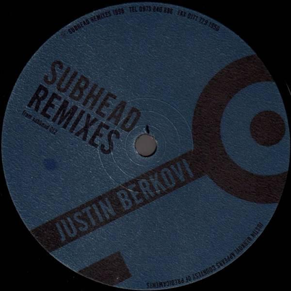 12inch Record SUBHEAD Subhead Remixes HEADRMX001 SUBHEAD 1998 UK Dance Electronica Used
12inch Record SUBHEAD Subhead Remixes HEADRMX001 SUBHEAD 1998 UK Dance Electronica Used