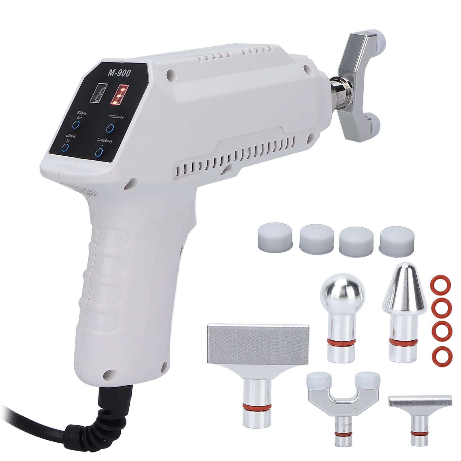 Электрический импульсный массажер для позвоночника, пистолет, позвоночник, хиропрактика, регулирующий инструмент, инструмент, белый EU Plug
Электрический импульсный массажер для позвоночника, пистолет, позвоночник, хиропрактика, регулирующий инструмент, инструмент, белый EU Plug