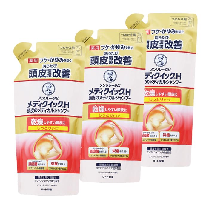 Mentholatum Mediquik H Scalp Лечебный шампунь Увлажняющий набор для замены (280мл) 3-х частей
Mentholatum Mediquik H Scalp Лечебный шампунь Увлажняющий набор для замены (280мл) 3-х частей