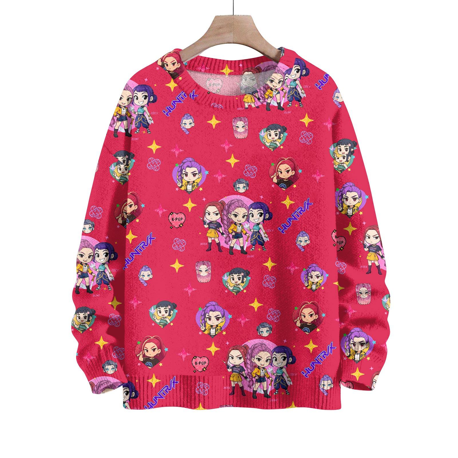 Свитшоты для женщин Вязаный свитер Милая рубашка Осенний круглый вырез Пуловер Топы L
Свитшоты для женщин Вязаный свитер Милая рубашка Осенний круглый вырез Пуловер Топы L